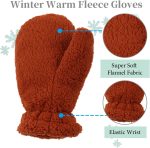 Zsedrut Baby Boys Winter Glove Warm Toddler Infant Girls Mittens Fleece Lined Gloves 1-7 Years - Image 3